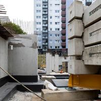 Untergeschoss im Bau