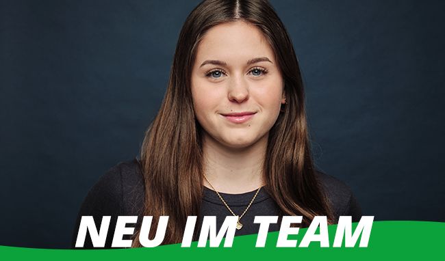 Porträtfoto von Mia Ullrich, neue Auszubildende Immobilienkauffrau im Team