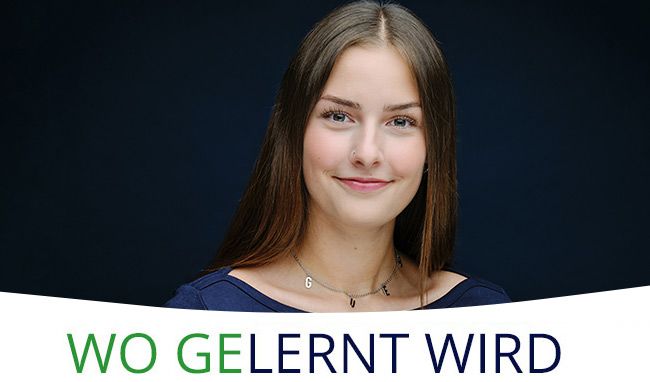 Porträt von Kena-Marie Foth, neue Auszubildende der WOGE.
