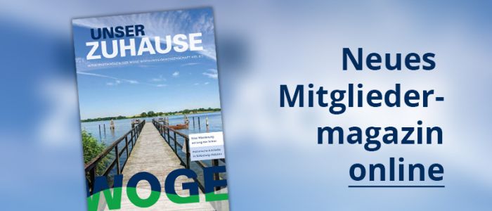 Neues Mitgliedermagazin 'Unser Zuhause' jetzt online lesen