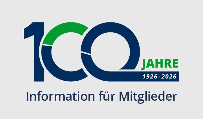 100 Jahre Woge Logo (1926-2026) - Information für Mitglieder