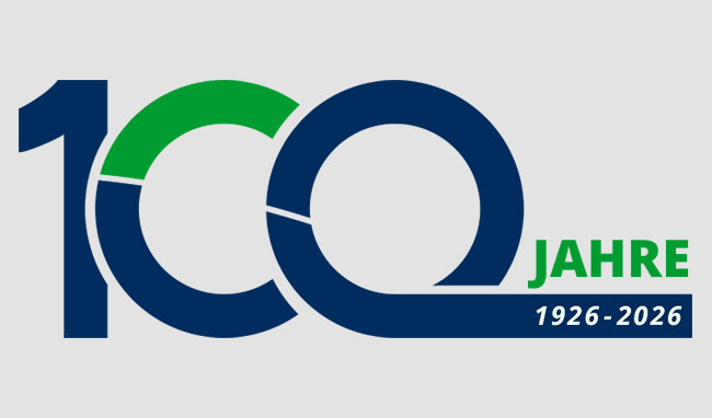 Jubiläumslogo „100 Jahre“ der Wohnungsbaugenossenschaften Deutschland (1926–2026)