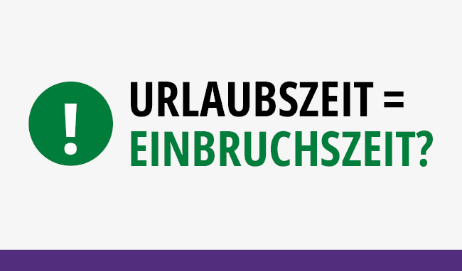 Sommerzeit = Urlaubszeit?