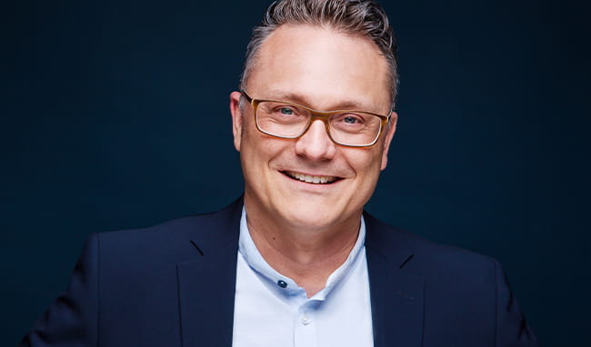 Porträt von Sven Auen, Vorstandsvorsitzender der WOGE